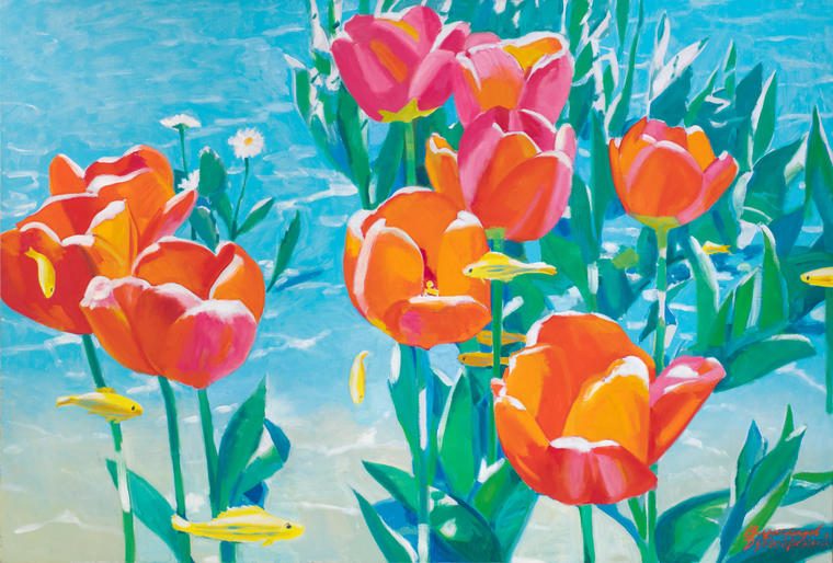 Тюльпаны и рыбки, 2006