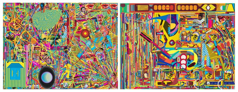 Летящий глаз (диптих), 2001