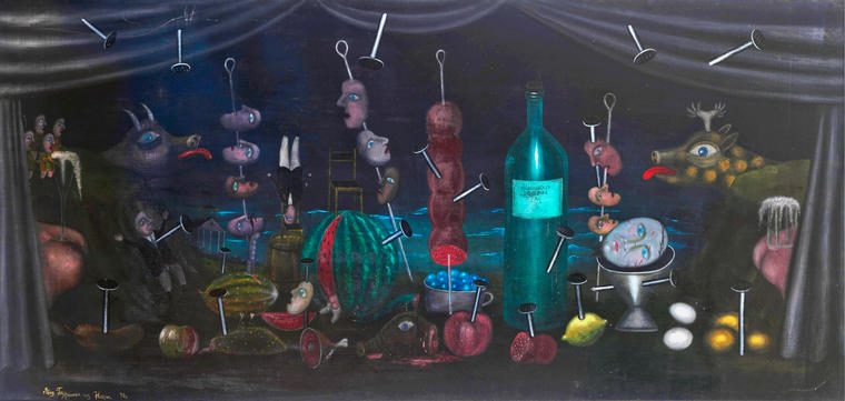 Натюрморт с водкой, 1990