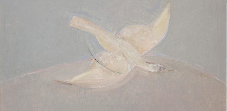 Композиция с птицей, 1971