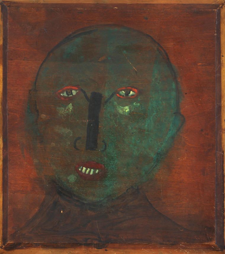 Мужской портрет с черным носом, 1970