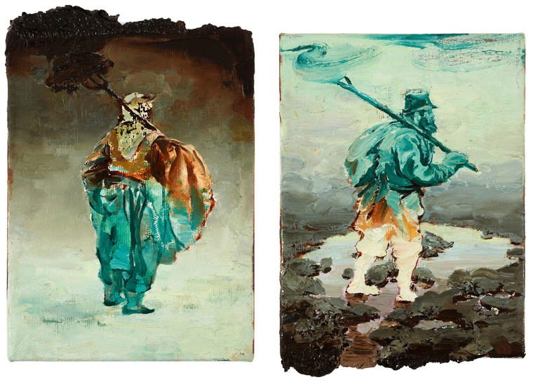 Крестьянин торжествуя (диптих), 2016