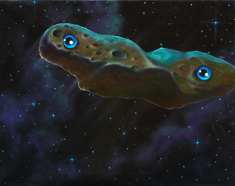 Эскиз астероида, 2021