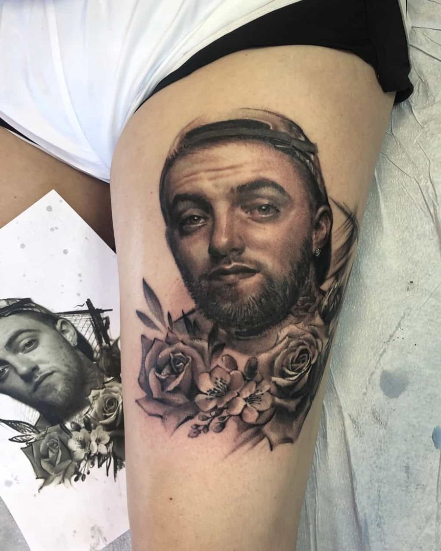 Портретная татуировка (Mac Miller), 2019