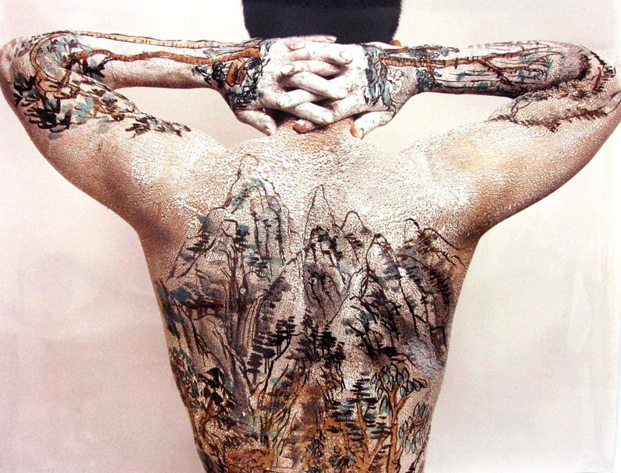 Chinese Shan Shui Tatto Series : Back, 1999