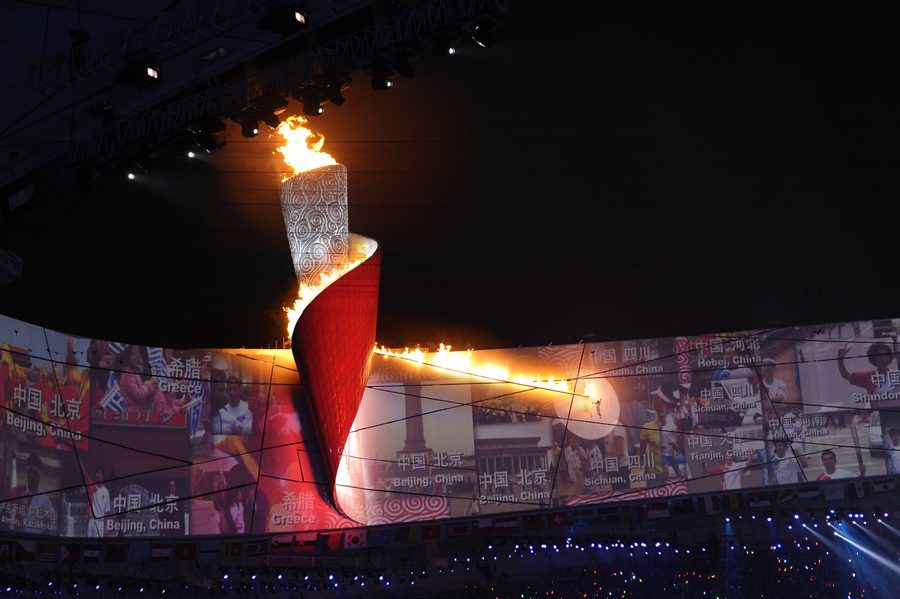 Fireworks for the  Beijing Olympic Games, 2008