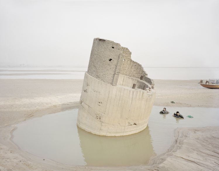 People Fishing by the River, Shaanxi, 2012