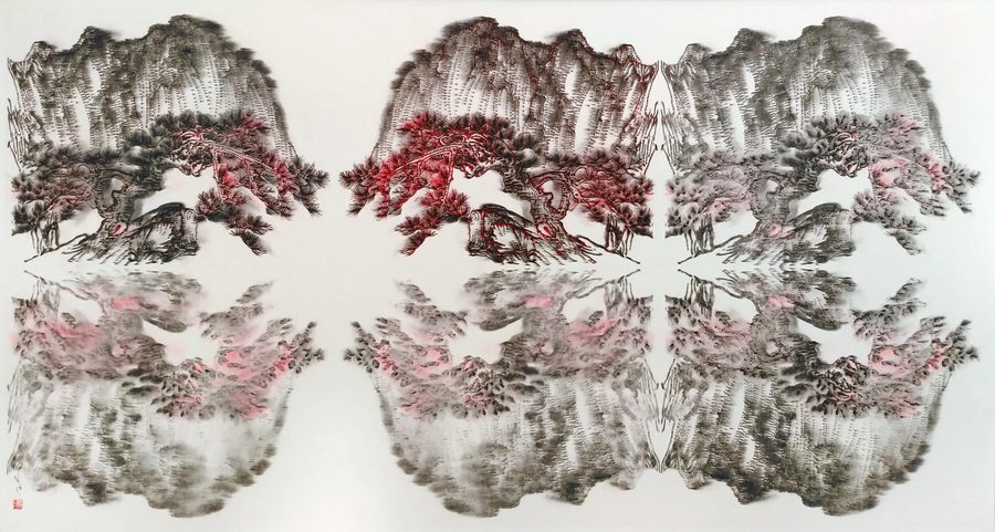 Transmission XIV (with Hung Hoi) 传移摹写之十四 (熊海合作), 2017