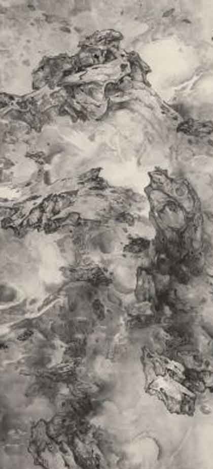 ink on paper 177 x 88 cm, 2017